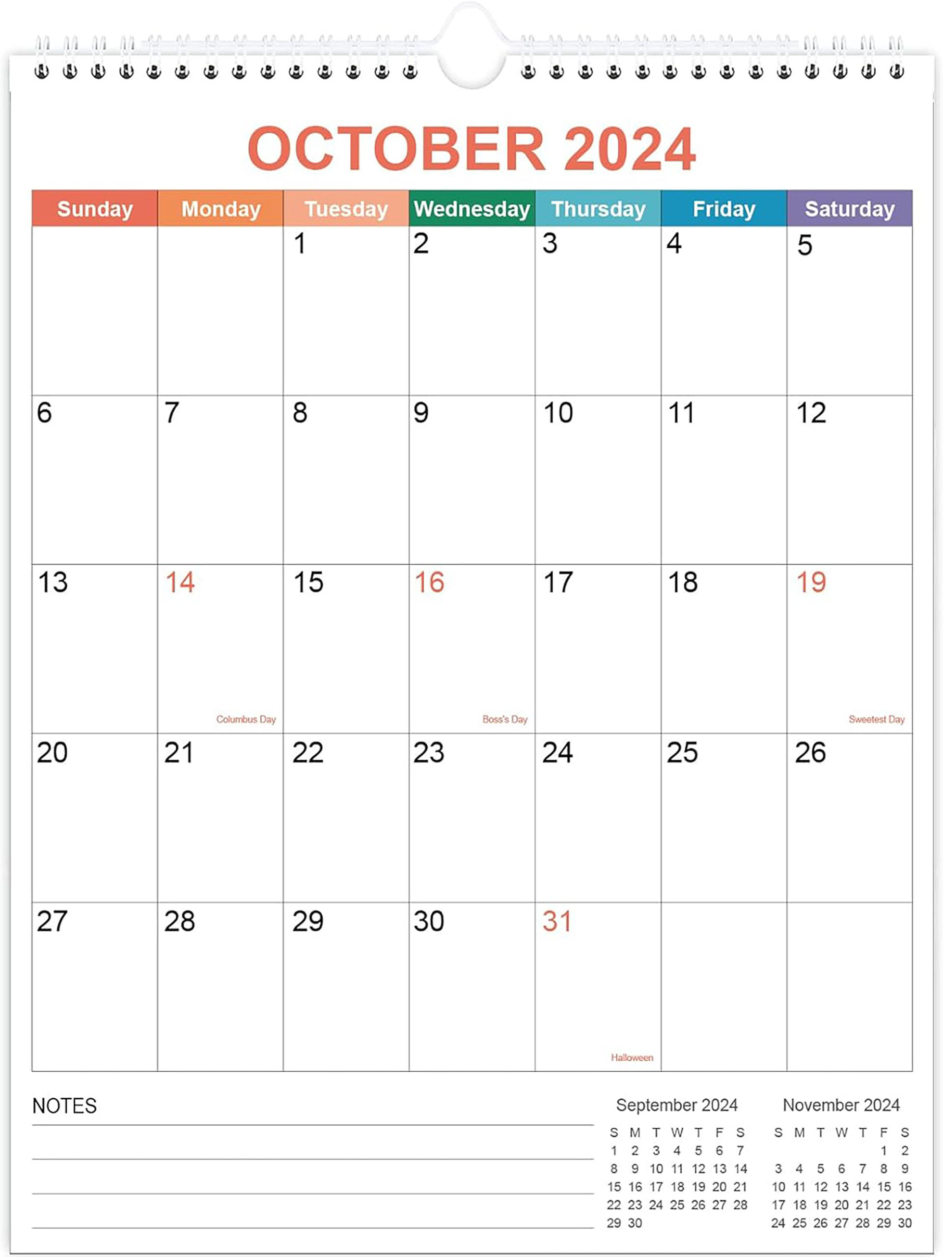 October 2024 Calender